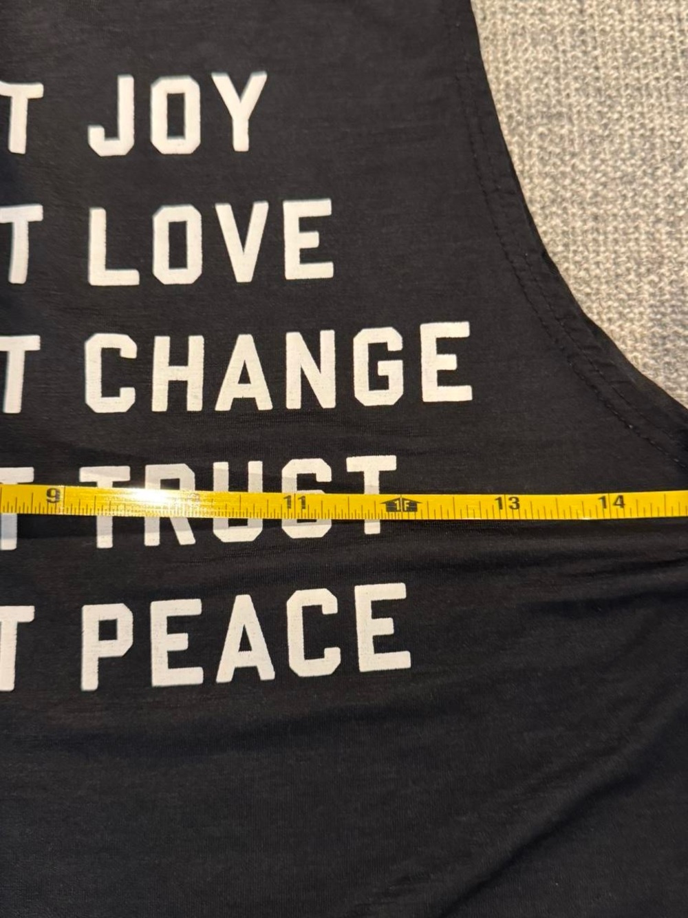 Spiritual Gangster Black Graphic Manifest Tank Top - Picture 5 of 5